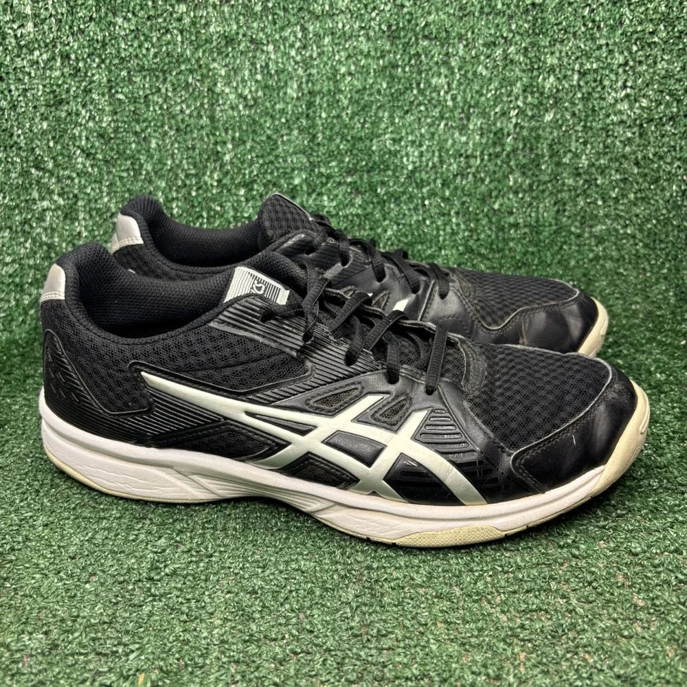 Asics Upcourt 3 Indoor Court Volleyball Athletic Athleisure Shoes Black Mens 9.5